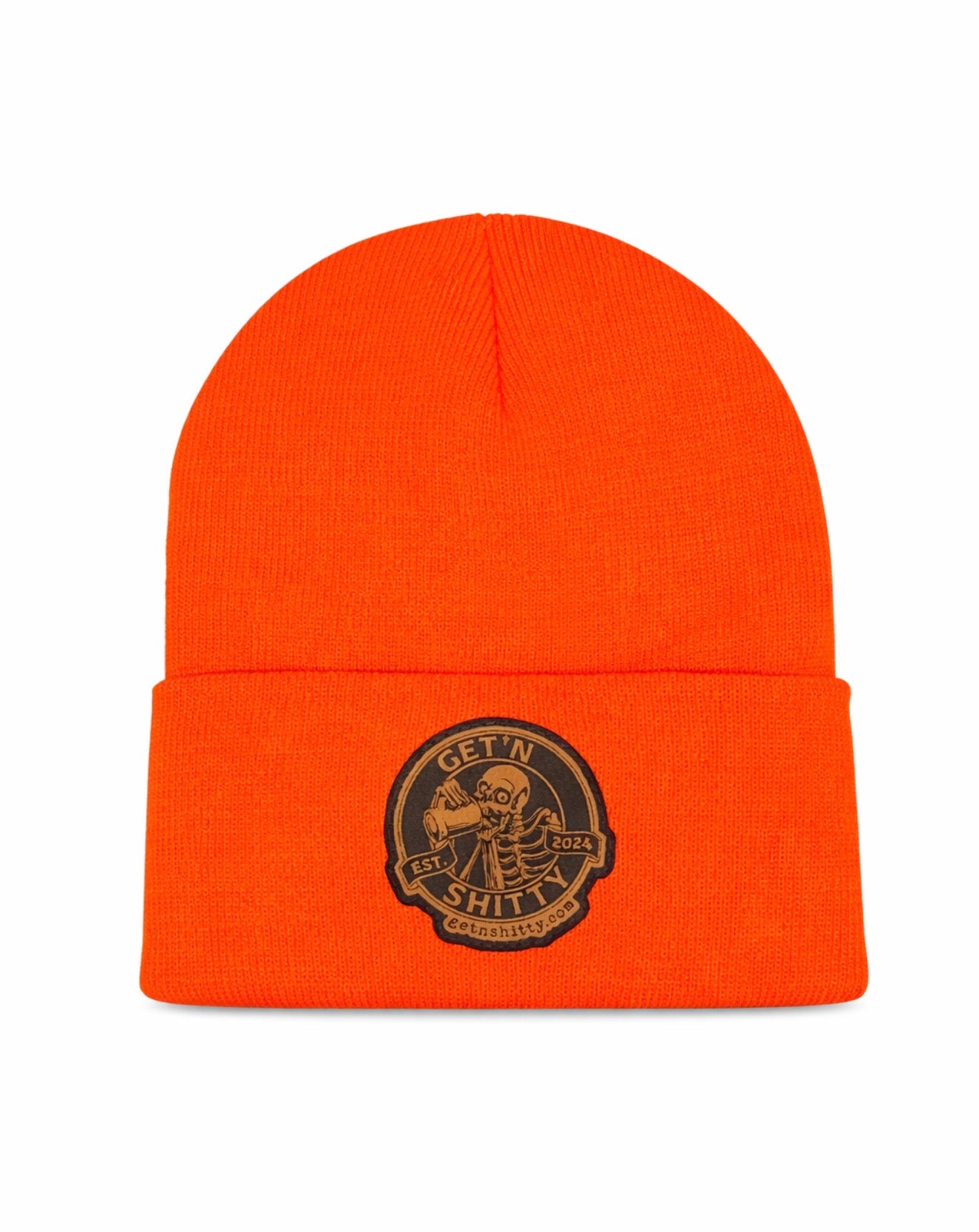 Getnshitty Orange Beanie