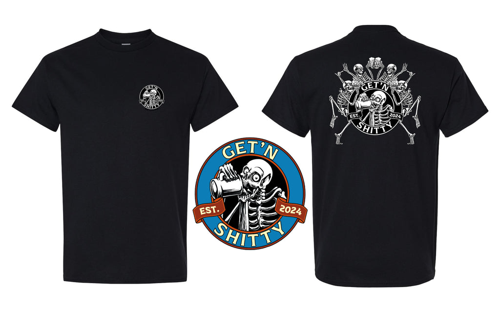 Getn' Shitty Bonin' Around Short Sleeve Tee