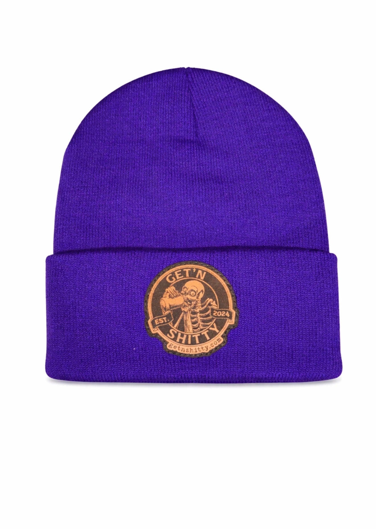 Getnshitty Purple Beanie