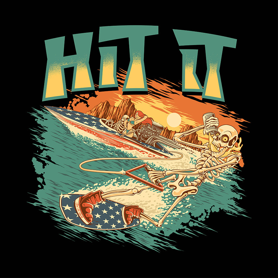 Getn' Shitty Hit It Short Sleeve Tee
