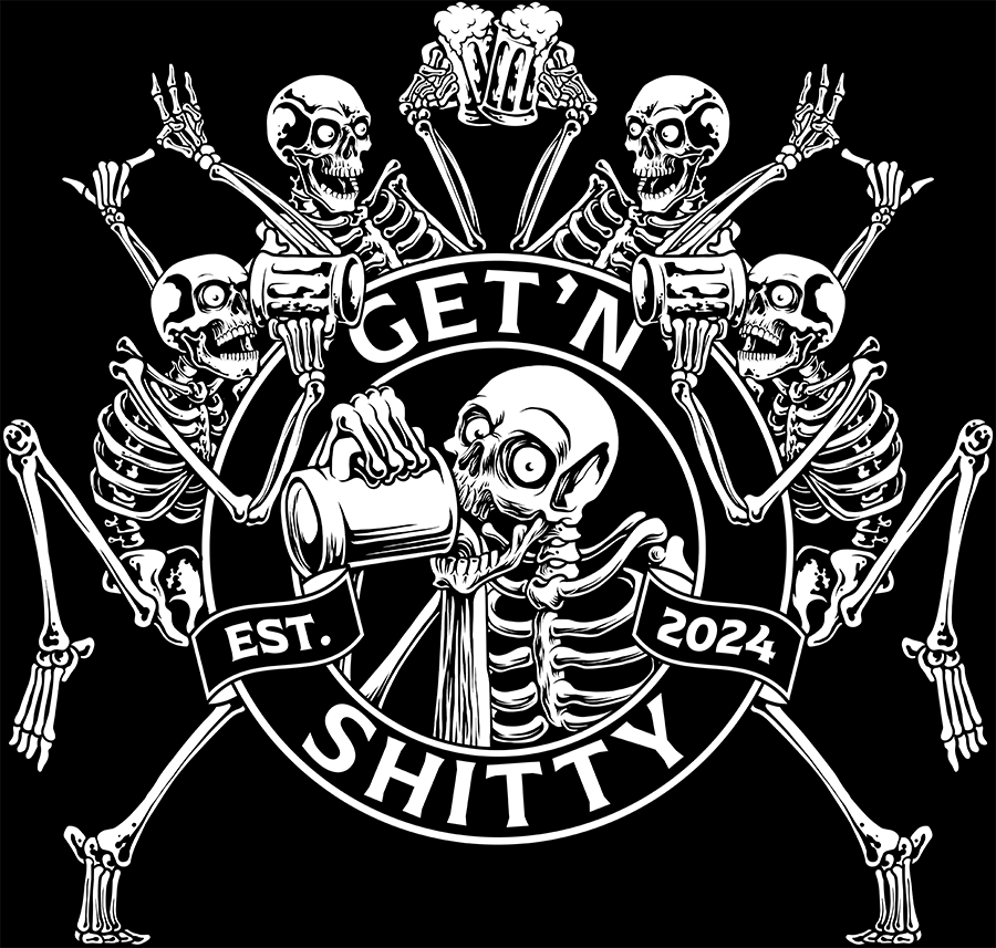 Getn' Shitty Bonin' Around Short Sleeve Tee